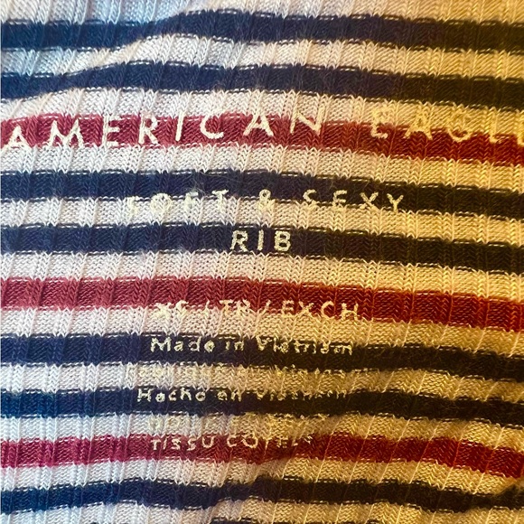 American Eagle Striped Crop Tank Bundle (3) - Picture 2 of 2